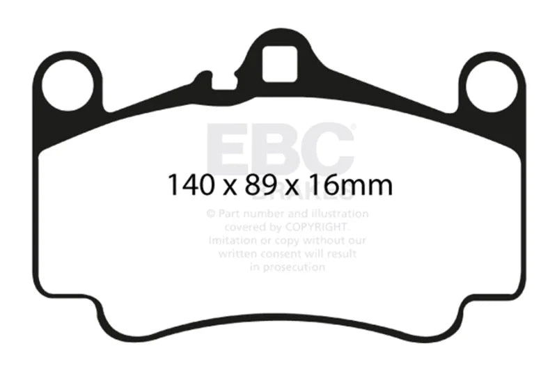 EBC - Front Bluestuff Pad PN DP51515NDX