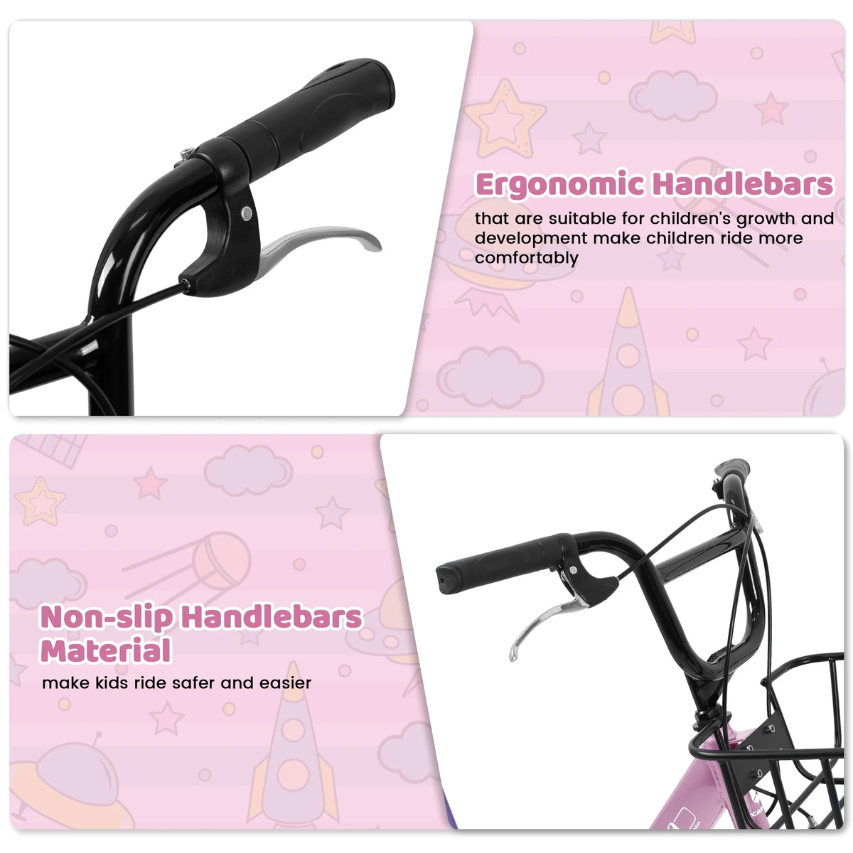20 in Kids Bike for Boys & Girls Age 5 - 10, Children'S Bicycle with Front Basket & Rear Rack - Product image 16