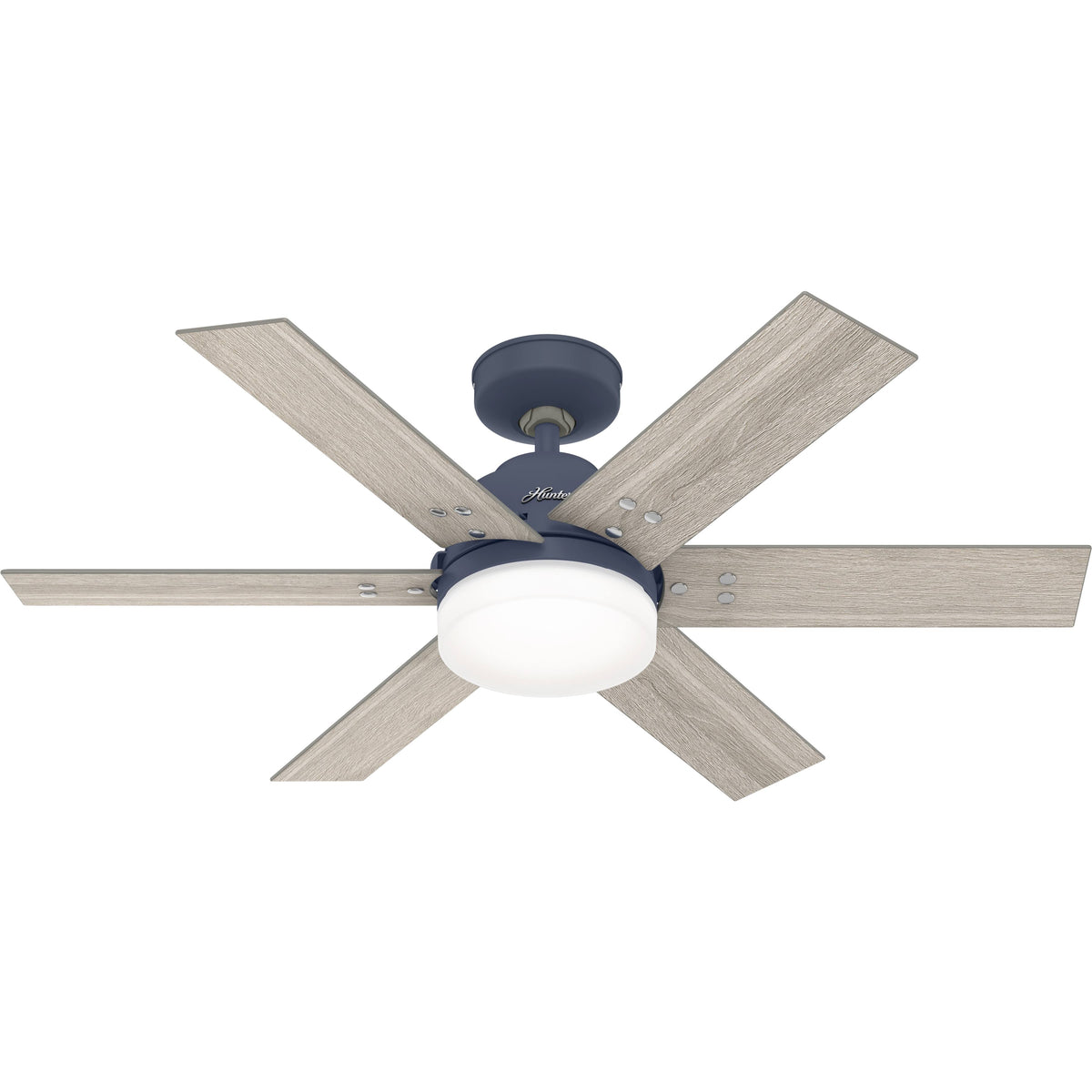 Hunter Pacer Ceiling Fan with LED Light - Indigo Blue - 44 in - Product image 1