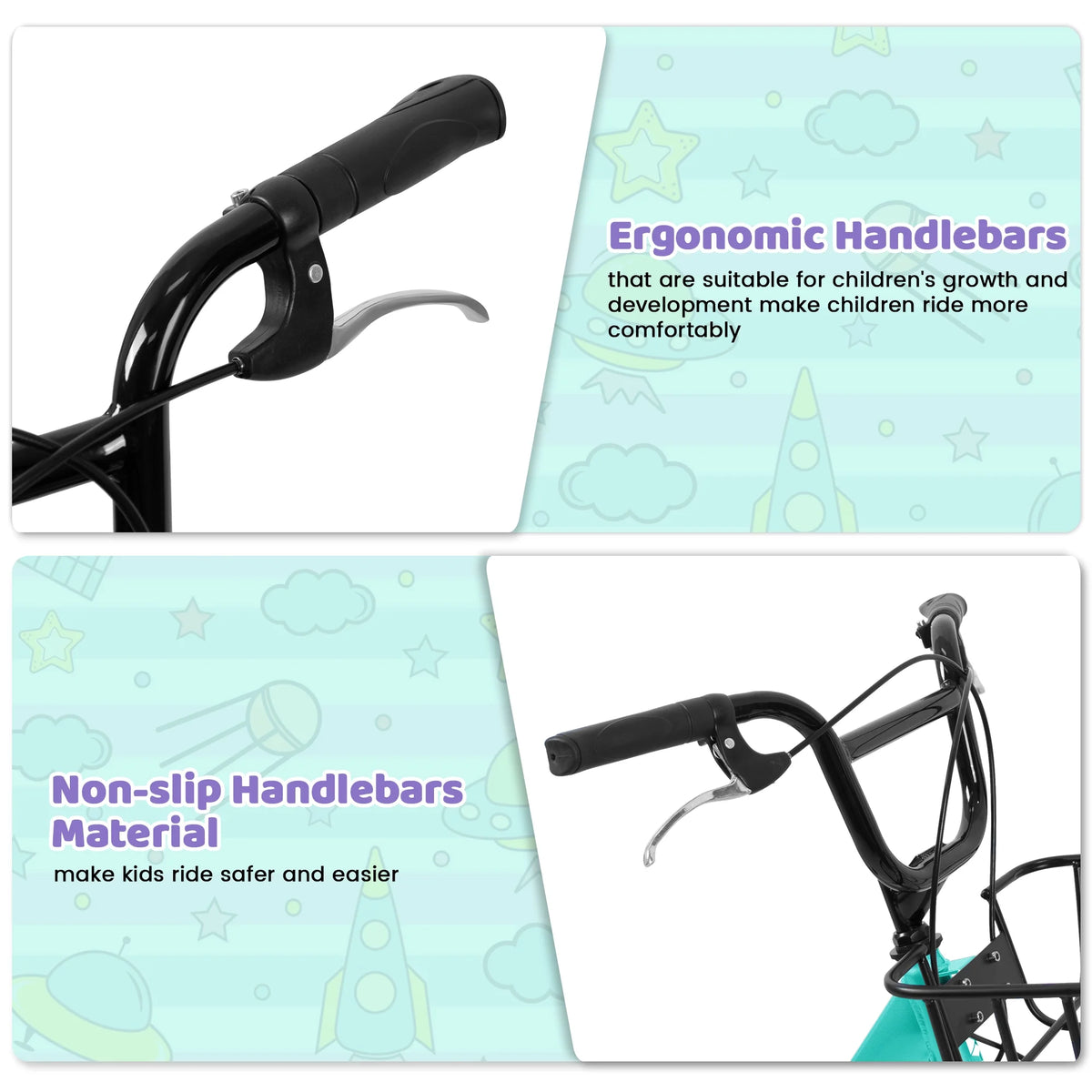 20 in Kids Bike for Boys & Girls Age 5 - 10, Children'S Bicycle with Front Basket & Rear Rack - Product image 26