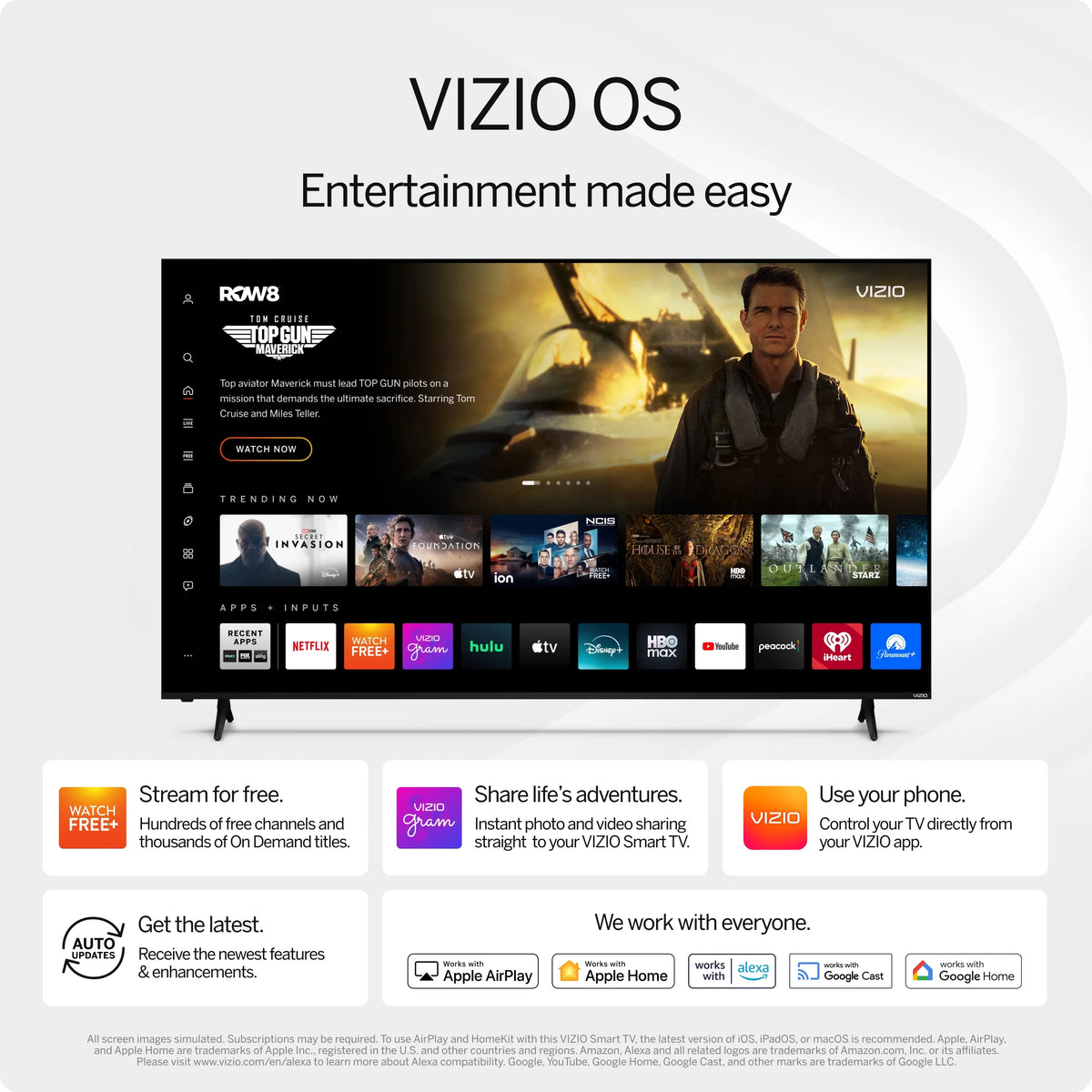 VIZIO 50" Class 4K UHD LED HDR Smart TV (V4K50M - 08) - Product image 5