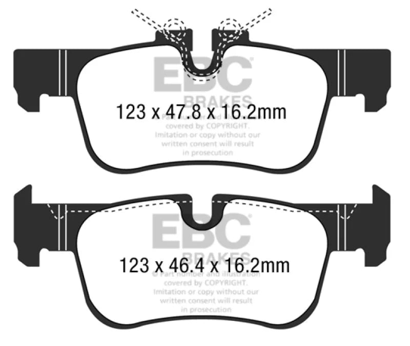 EBC - Rear Greenstuff Pad PN DP22235