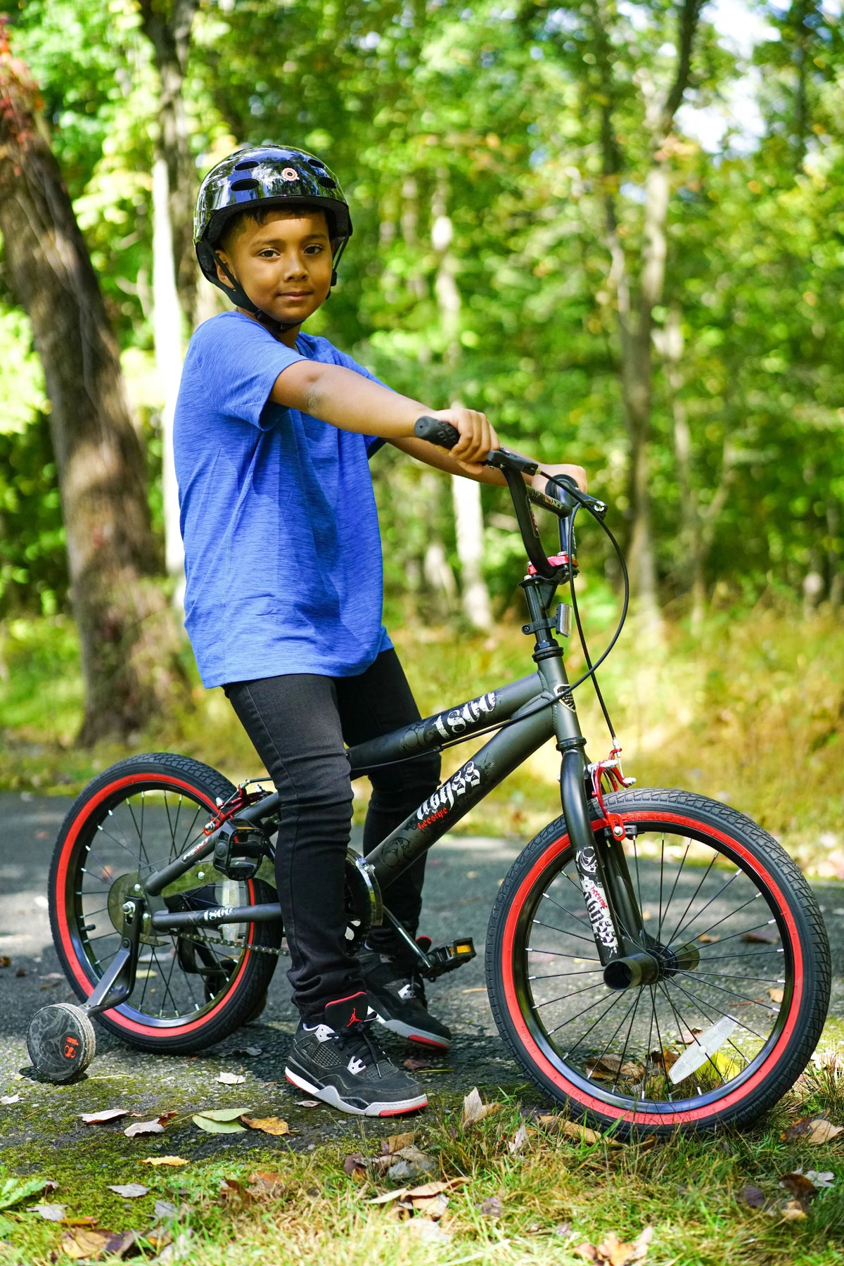 18 In. Abyss Boy'S Freestyle BMX Bike, Charcoal Gray - Product image 10