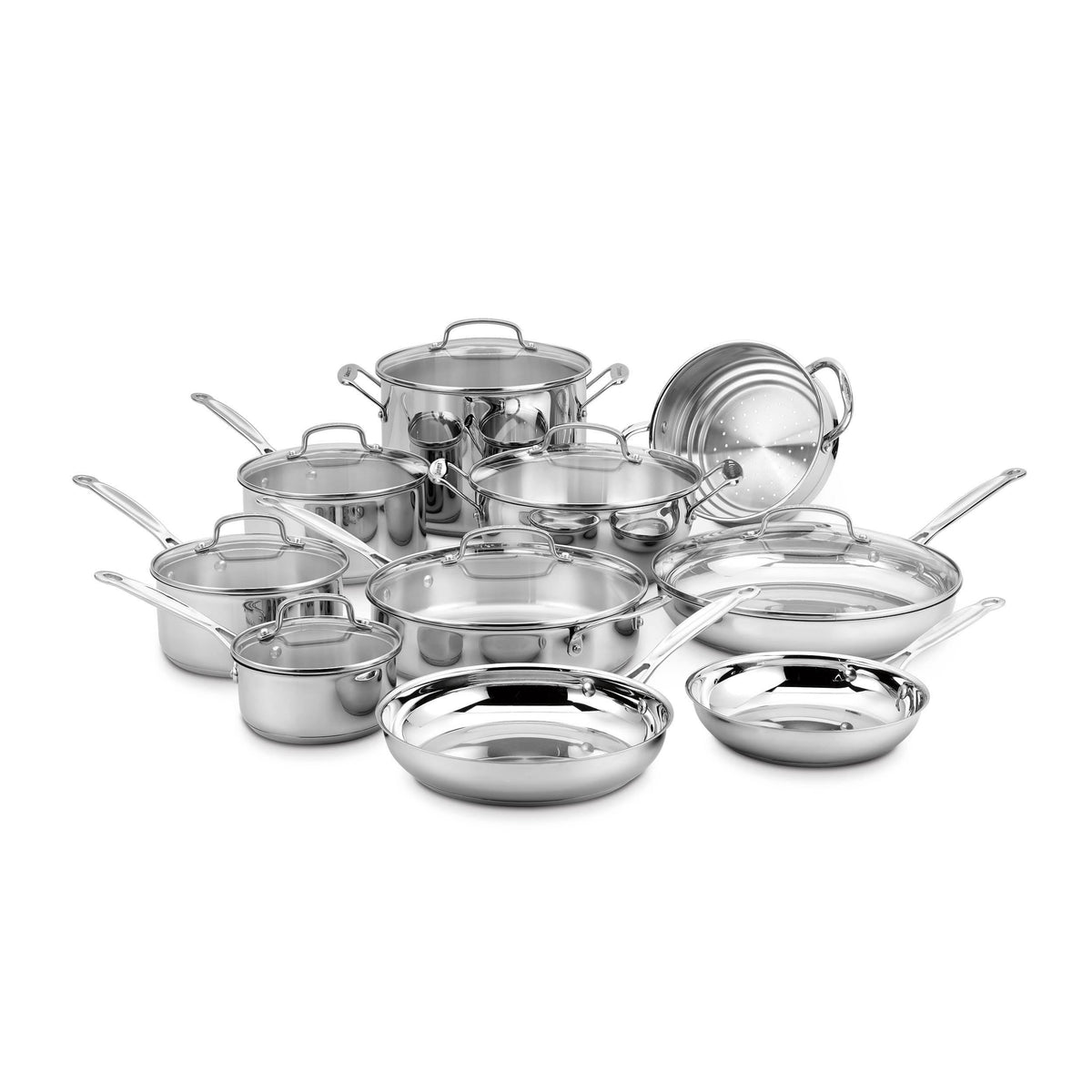 Cuisinart 17-Piece Chefs Classic Stainless Steel Cookware Set - Product image 1