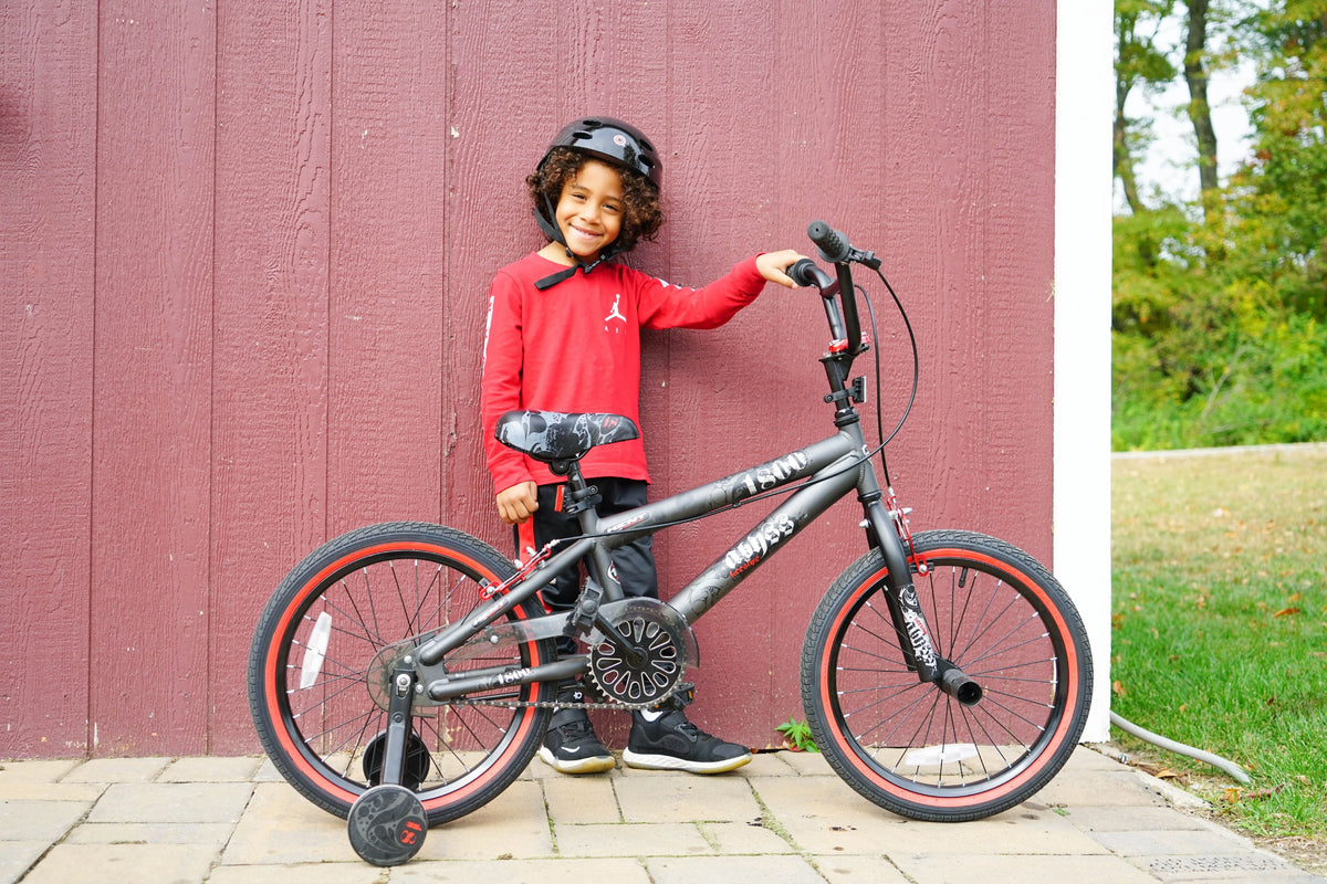 18 In. Abyss Boy'S Freestyle BMX Bike, Charcoal Gray - Product image 11