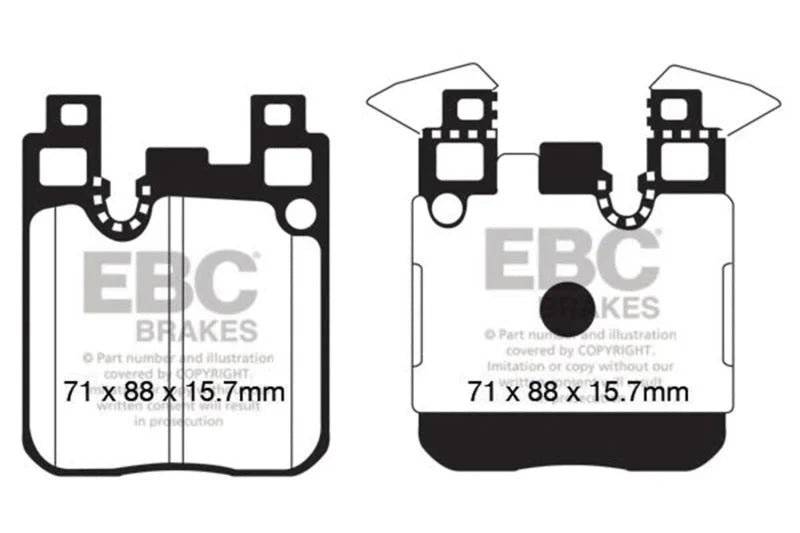 EBC - Rear Greenstuff Pad PN DP22133