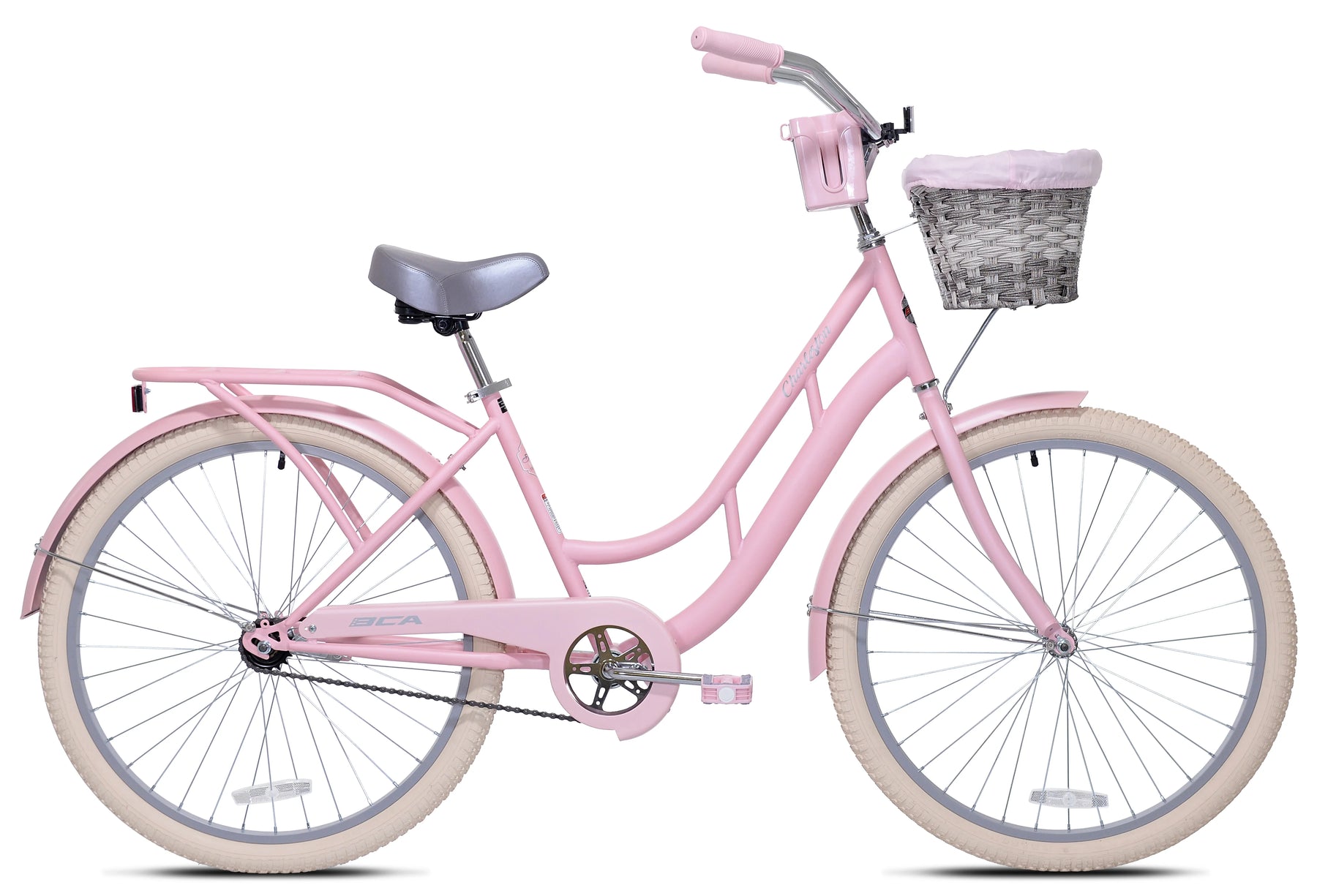 26 In. Charleston Ladies Cruiser Bike, Pink - Product image 1