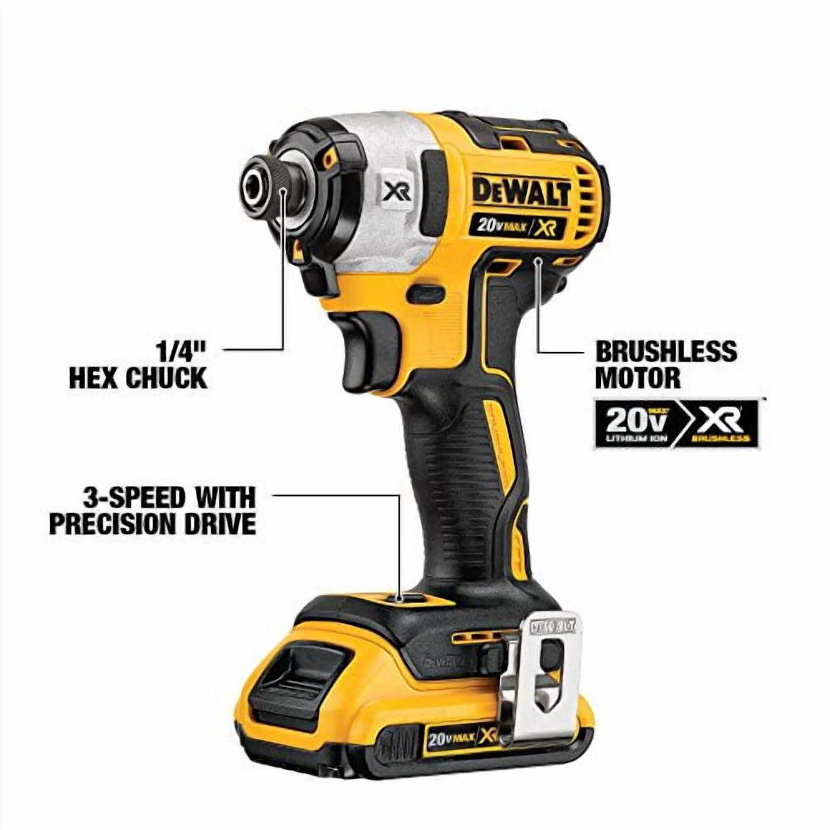 20V - MAX - XR - Impact - Driver - 3 - Speed - 1 - 4 - Inch - DCF887P1/462565314 - Product image 2