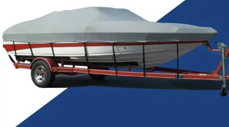 Carver 77120P-10 Boat Cover V-20 I/O Pg Gray