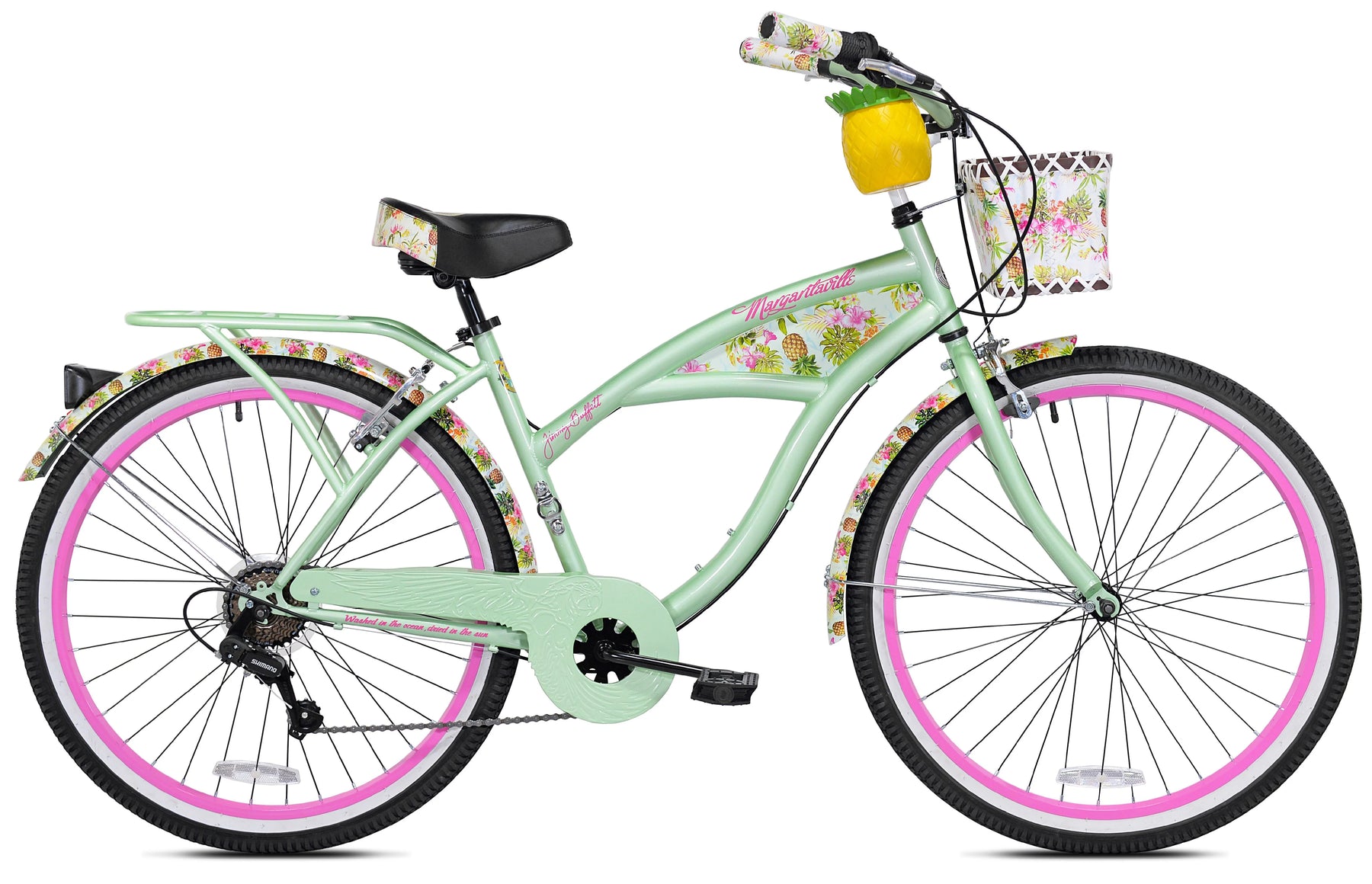 26" Pineapple Women'S Cruiser Bike, Green - Product image 2