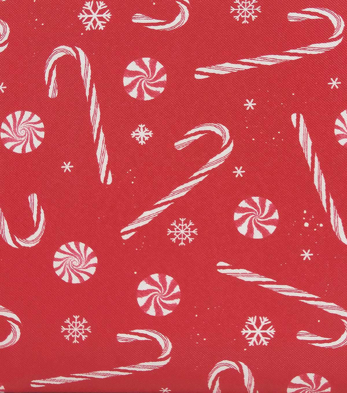 60" Christmas Candy Canes on Red Round Peva Tablecloth - Christmas Kitchen Decor & Entertaining - Product image 1