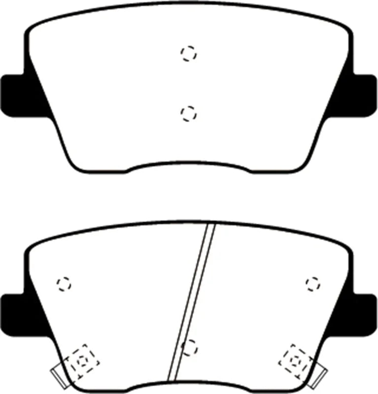 EBC - Rear Redstuff Pad PN DP32344C