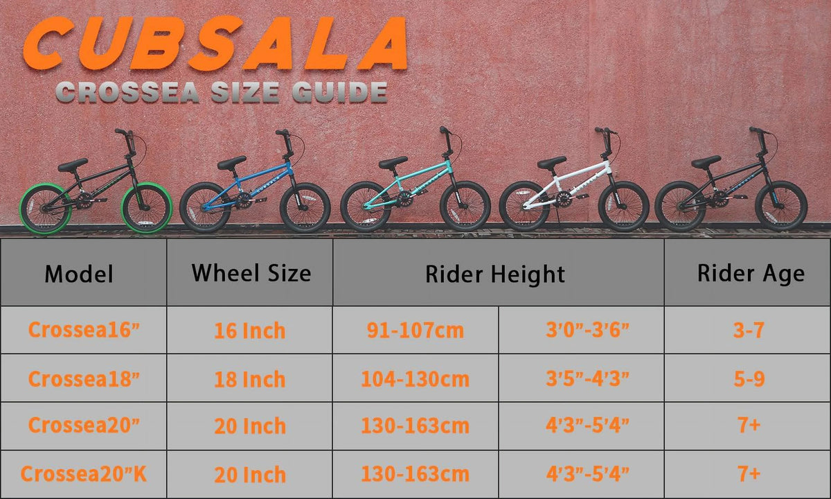 Cubsala 20 in Kids BMX Bike Freestylefor Age 6 - 14 Years Old Boys Girls with 4 Pegs, Black with Red Tires - Product image 40