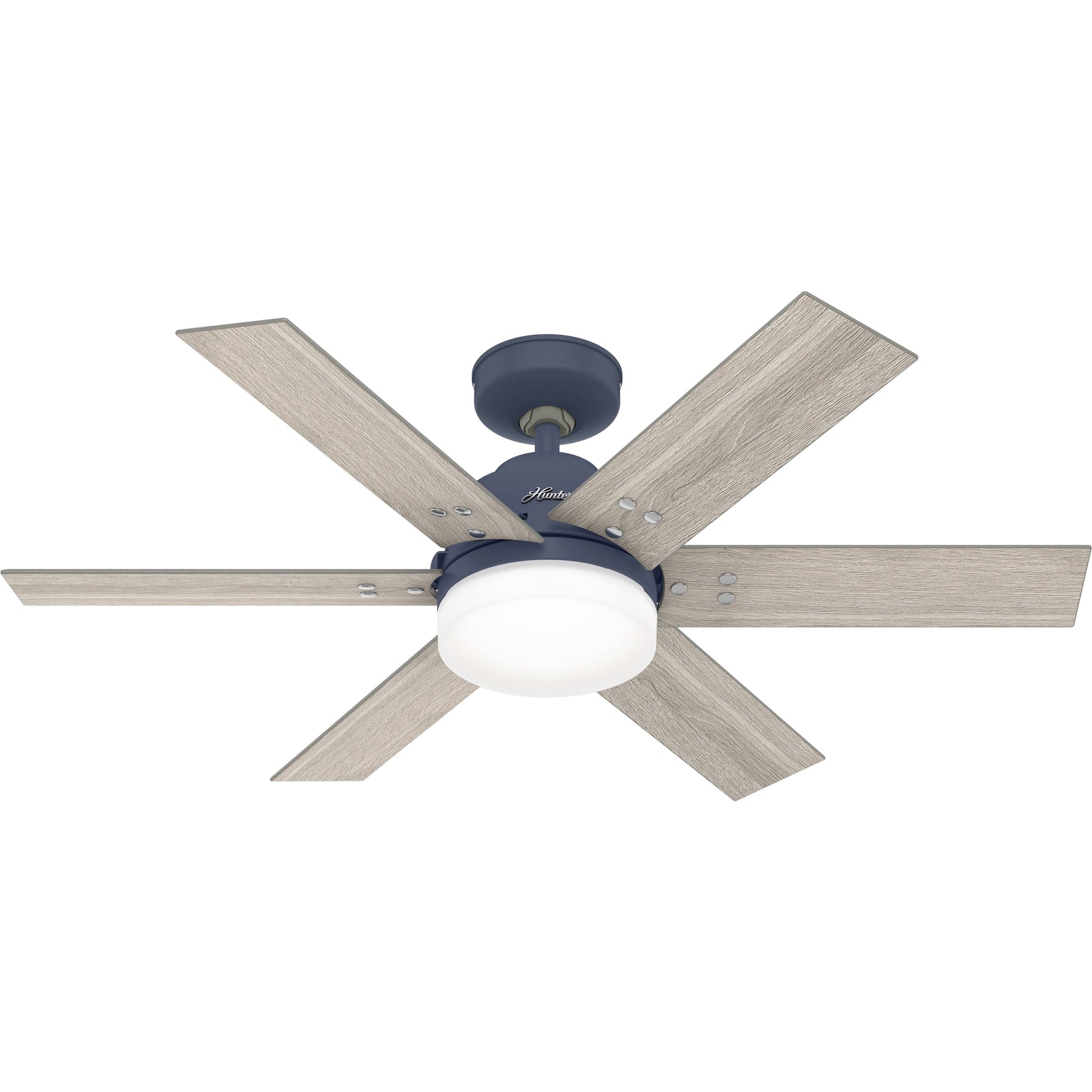 Hunter Pacer Ceiling Fan with LED Light - Indigo Blue - 44 in - Product image 1