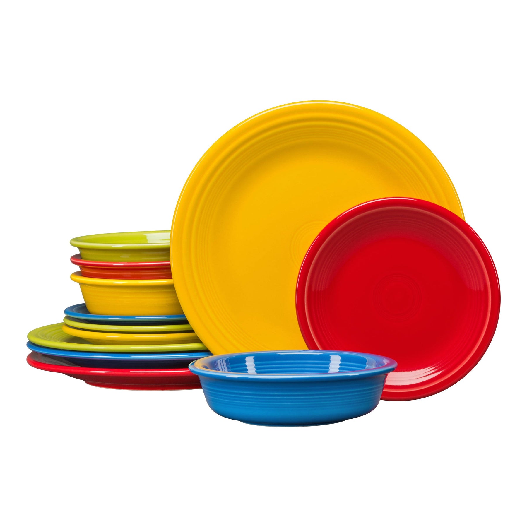 Fiesta Classic Colors 12-Piece Dinnerware Set - Product image 1