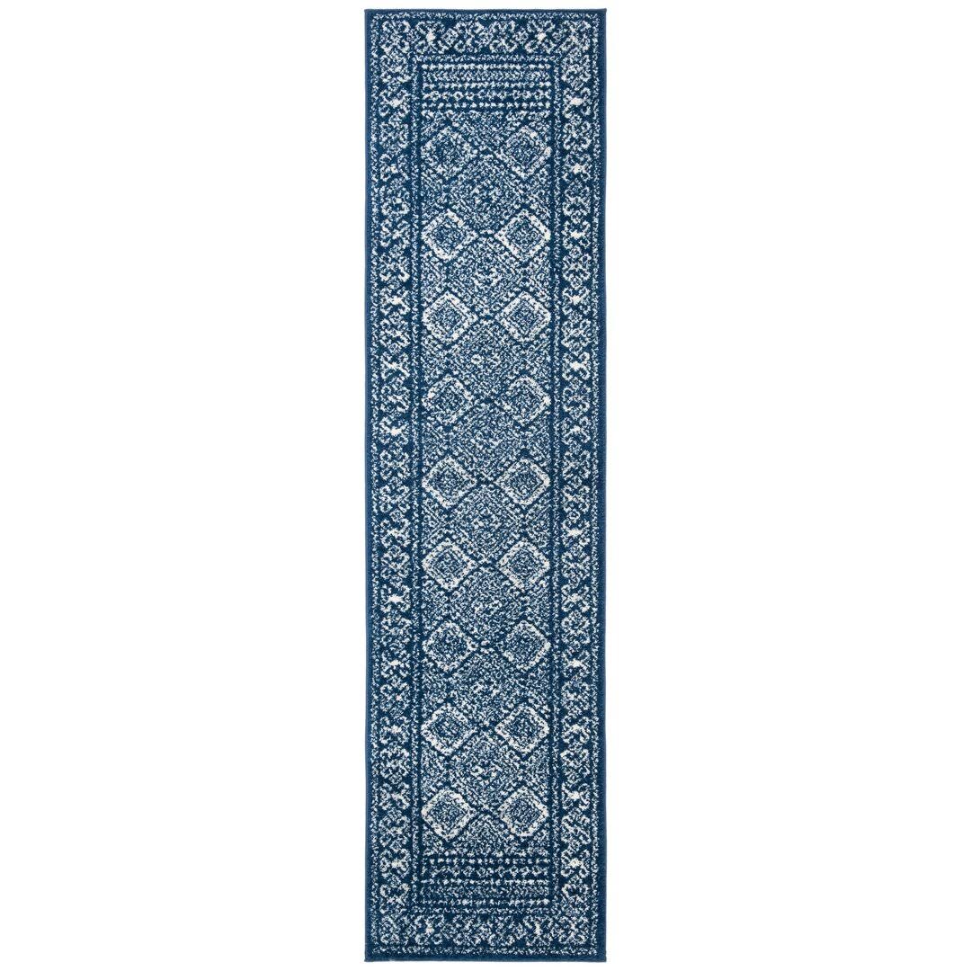 Callista Southwestern Navy/Ivory Area Rug Bungalow Rose Rug Size: Runner 2' x 17' - Product image 1