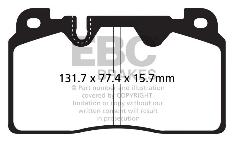 EBC - Front Redstuff Pad PN DP32168C