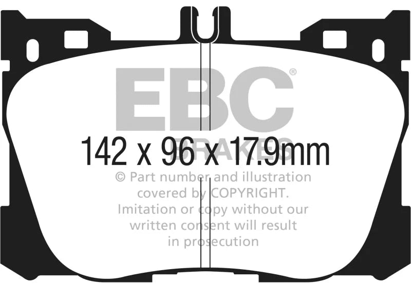 EBC - Front Redstuff Pad PN DP33070C