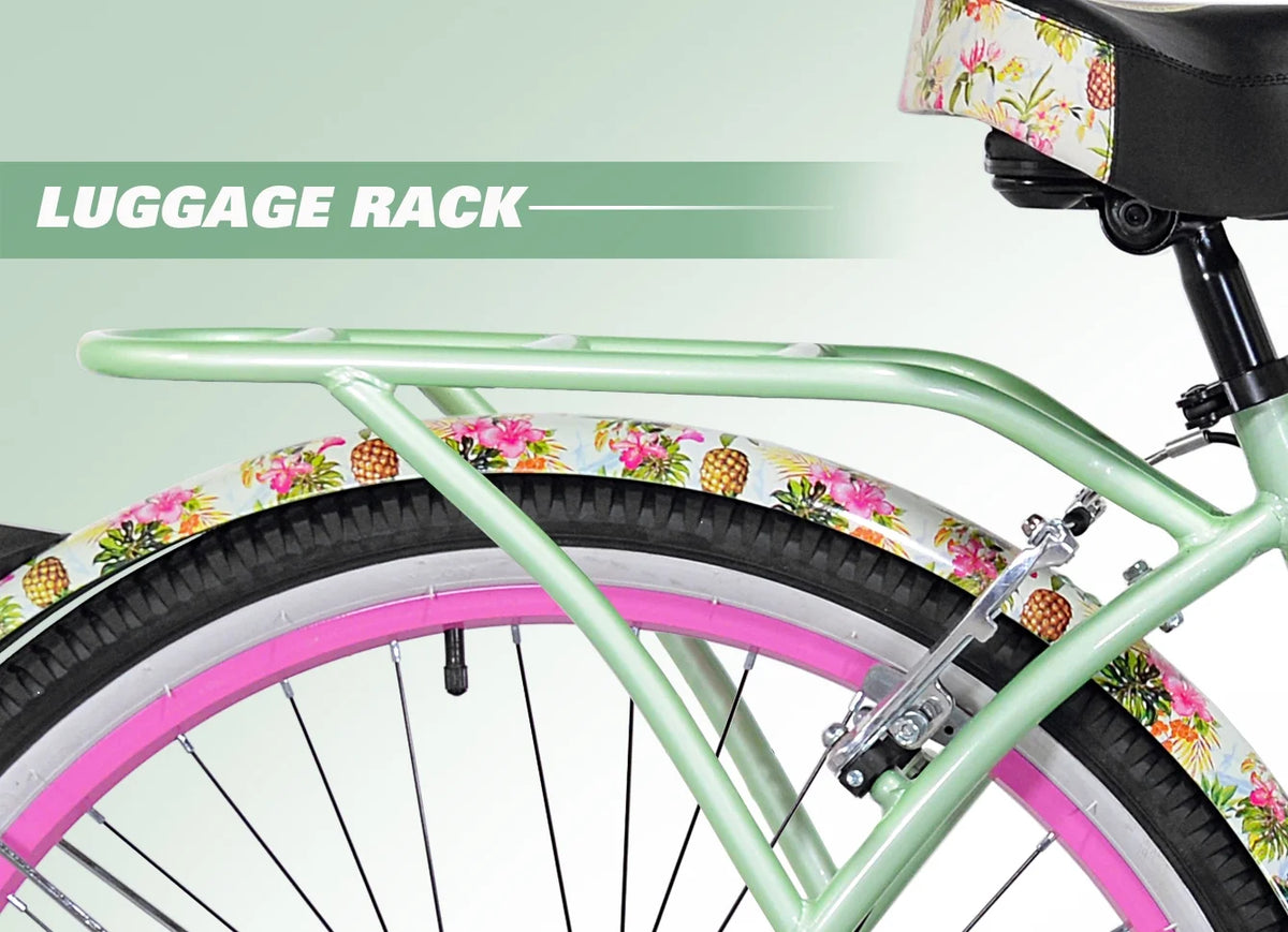 26" Pineapple Women'S Cruiser Bike, Green - Product image 4