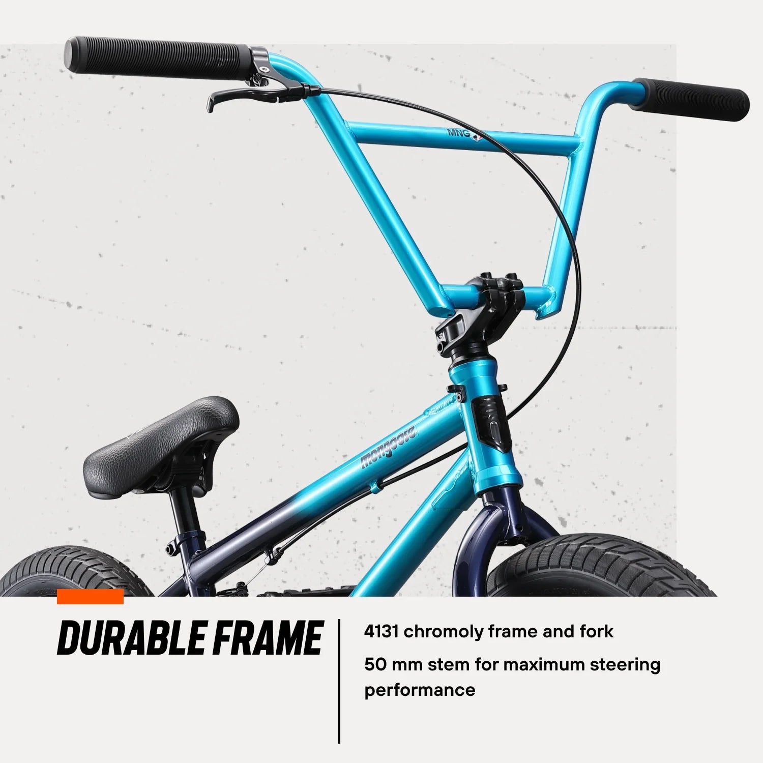 Mongoose Legion L80 Freestyle BMX Bike, 20" Wheels, Ages 8 and up, Teal - Product image 3