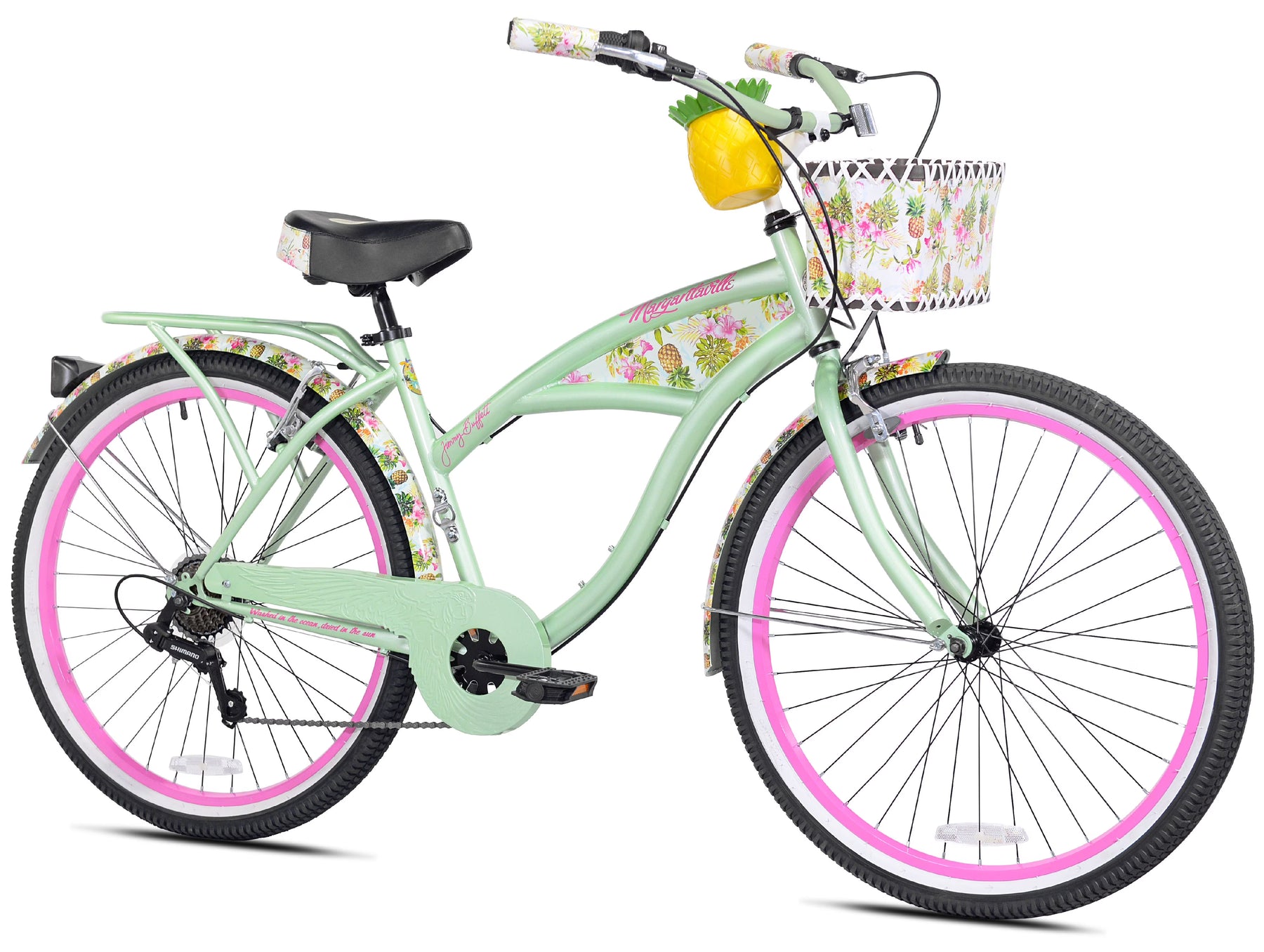 26" Pineapple Women'S Cruiser Bike, Green - Product image 1