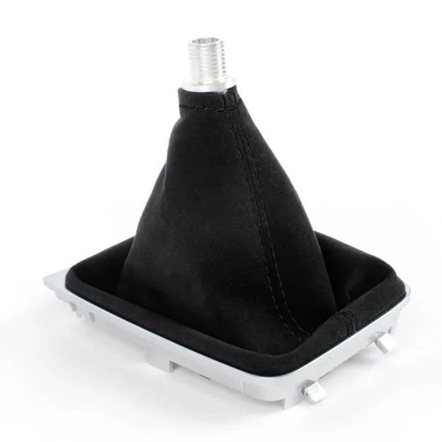 BFI VW MK7 Manual Shift Boot - Maritime Blue Leather - Black Stitch