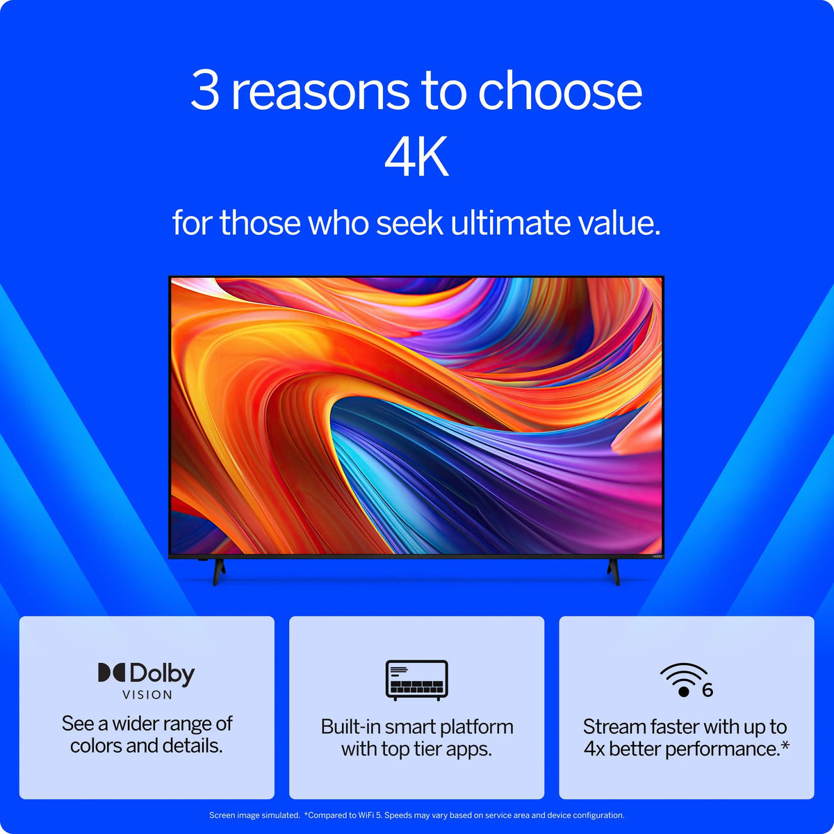 VIZIO 50" Class 4K UHD LED HDR Smart TV (V4K50M - 08) - Product image 4