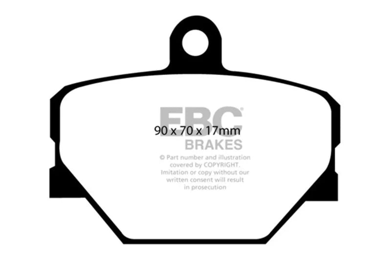 EBC - Front Greenstuff Pad PN DP21287