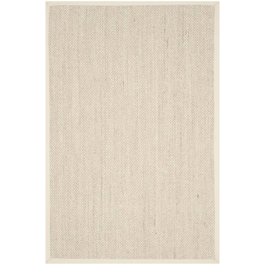 Torbin Jute/Sisal Marble/Beige Area Rug Size: Rectangle 6' x 9' - Product image 1