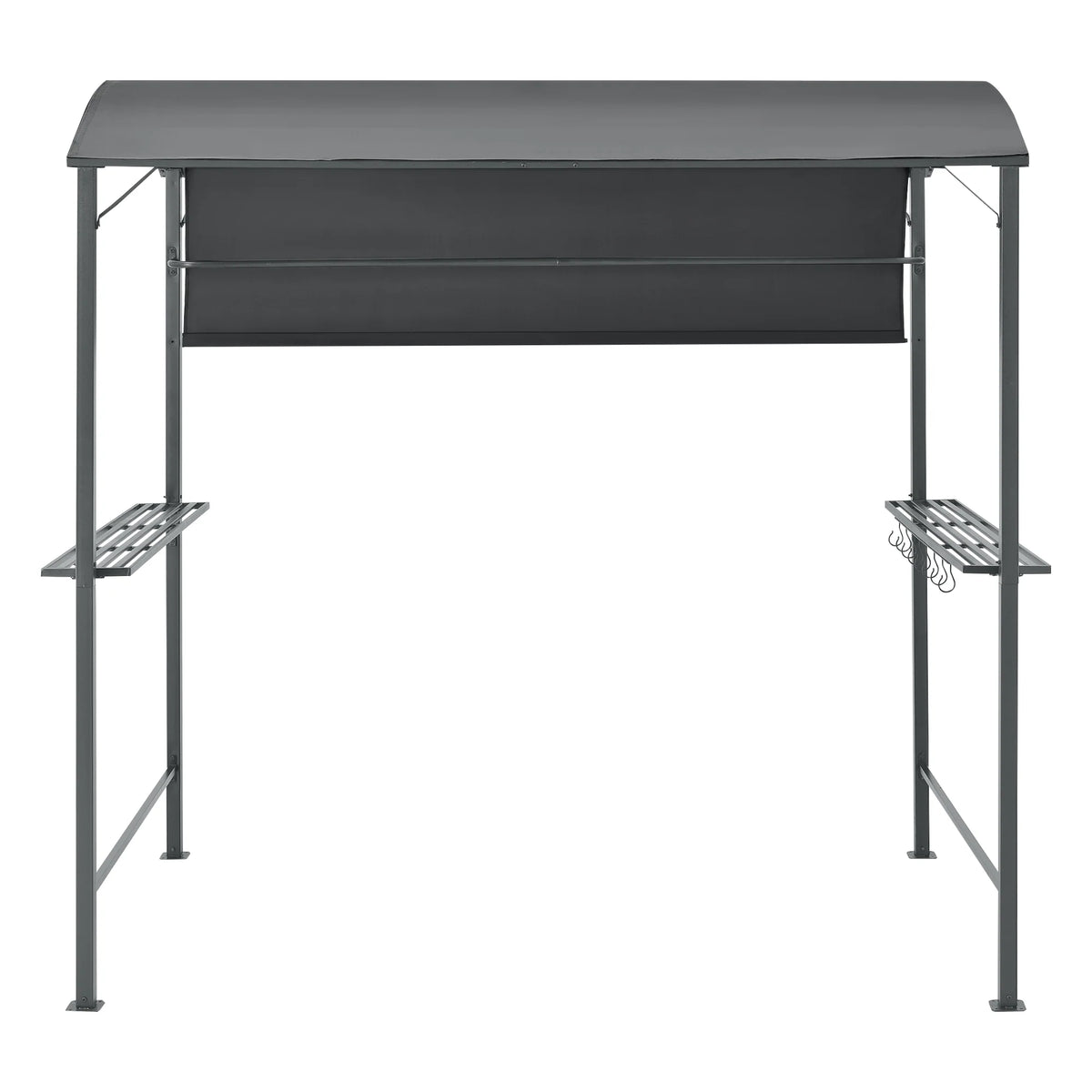 Gazebo barbecue pavilion 215 x 220 x 140 cm anthracite dark gray 03_0008739 -