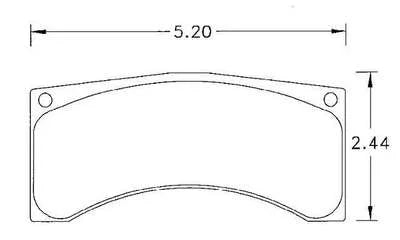 Hawk Performance HB208 Series Brake Pad
