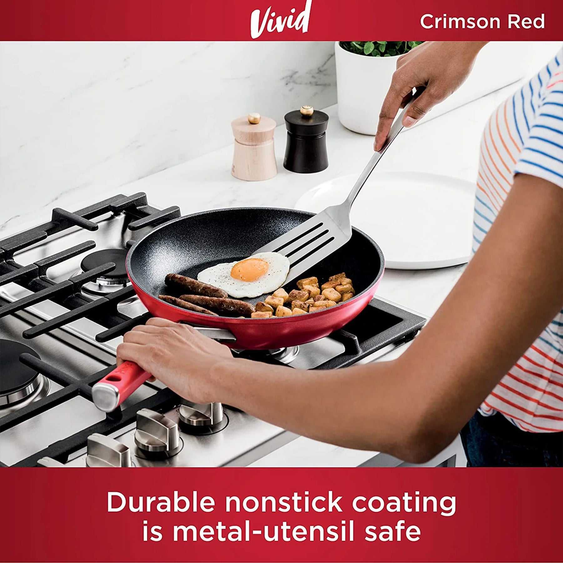 Ninja Foodi Neverstick Vivid Oven Safe 10 Piece Pots and Pans Cookware Set - Product image 3