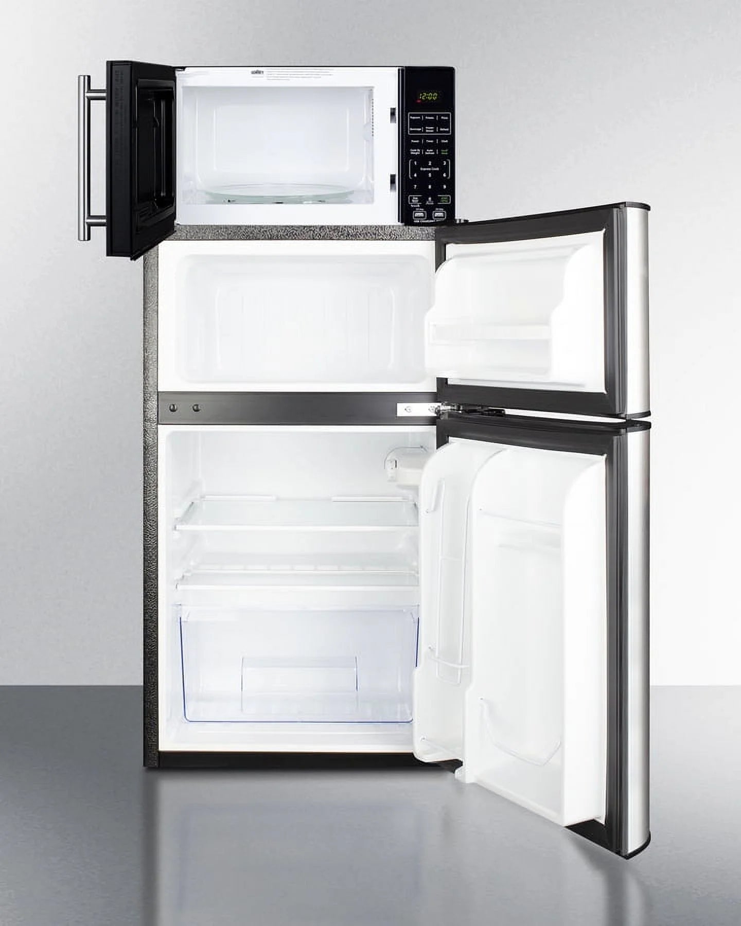 Summit Appliance 2 Door Microwave & Refrigerator - Freezer Combination with Allocator - Product image 7
