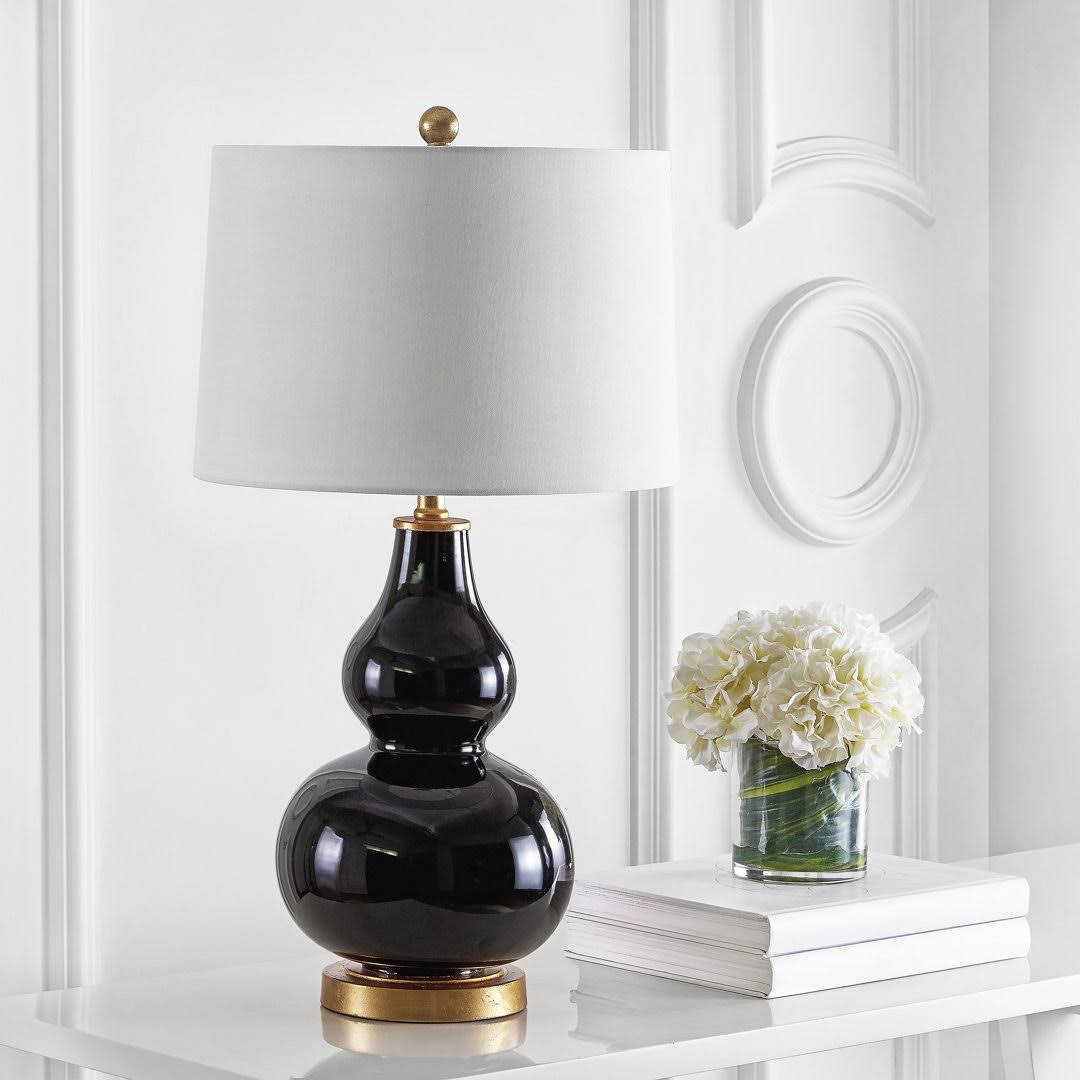Tamara 29" Table Lamp Set House of Hampton Base Color: Black - Product image 1