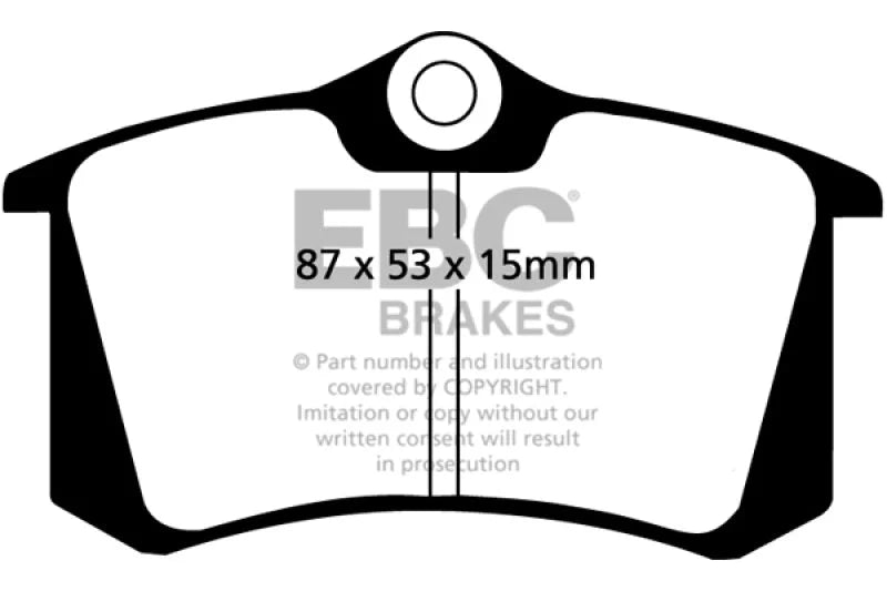 EBC Ultimax2 Low Dust Street - Rear Ultimax 2 Pad PN UD340