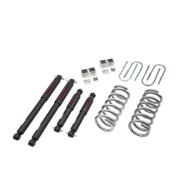 BELLTECH 779ND LOWERING KITS Front And Rear Complete Kit W/ Nitro Drop 2 Shocks 1996-2003 Isuzu Hombre 4 cyl. (2WD) 1 in. F/2 in. R drop W/ Nitro Drop II Shocks