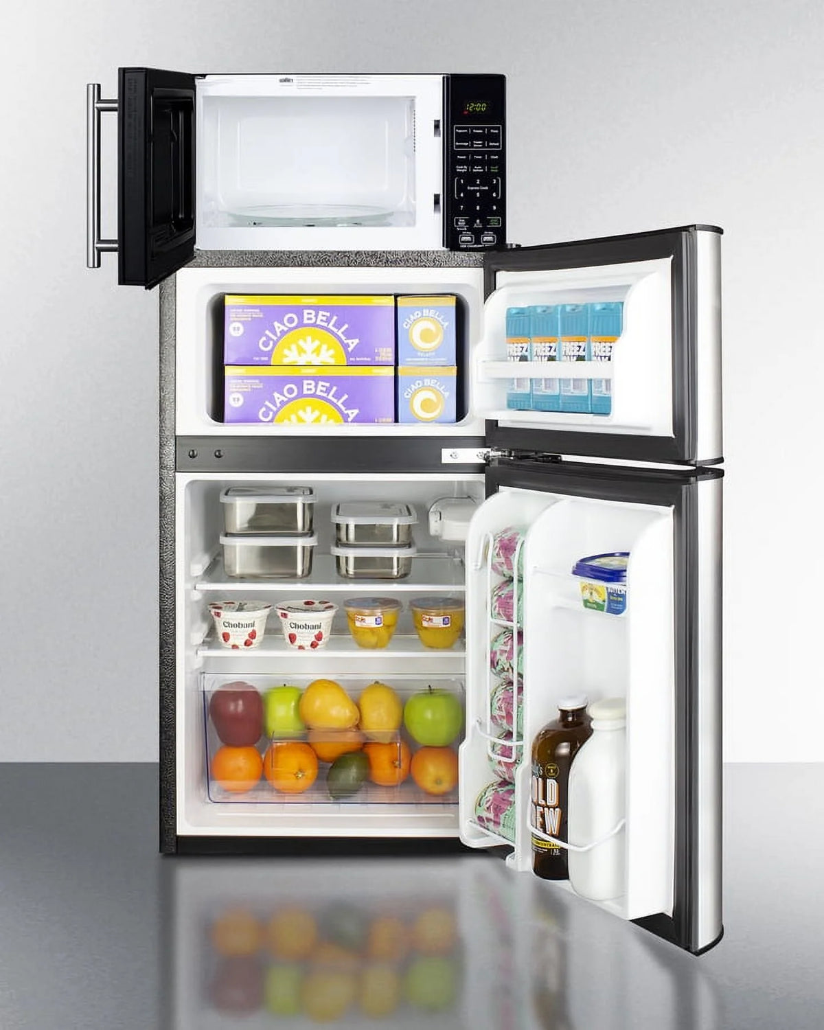 Summit Appliance 2 Door Microwave & Refrigerator - Freezer Combination with Allocator - Product image 3
