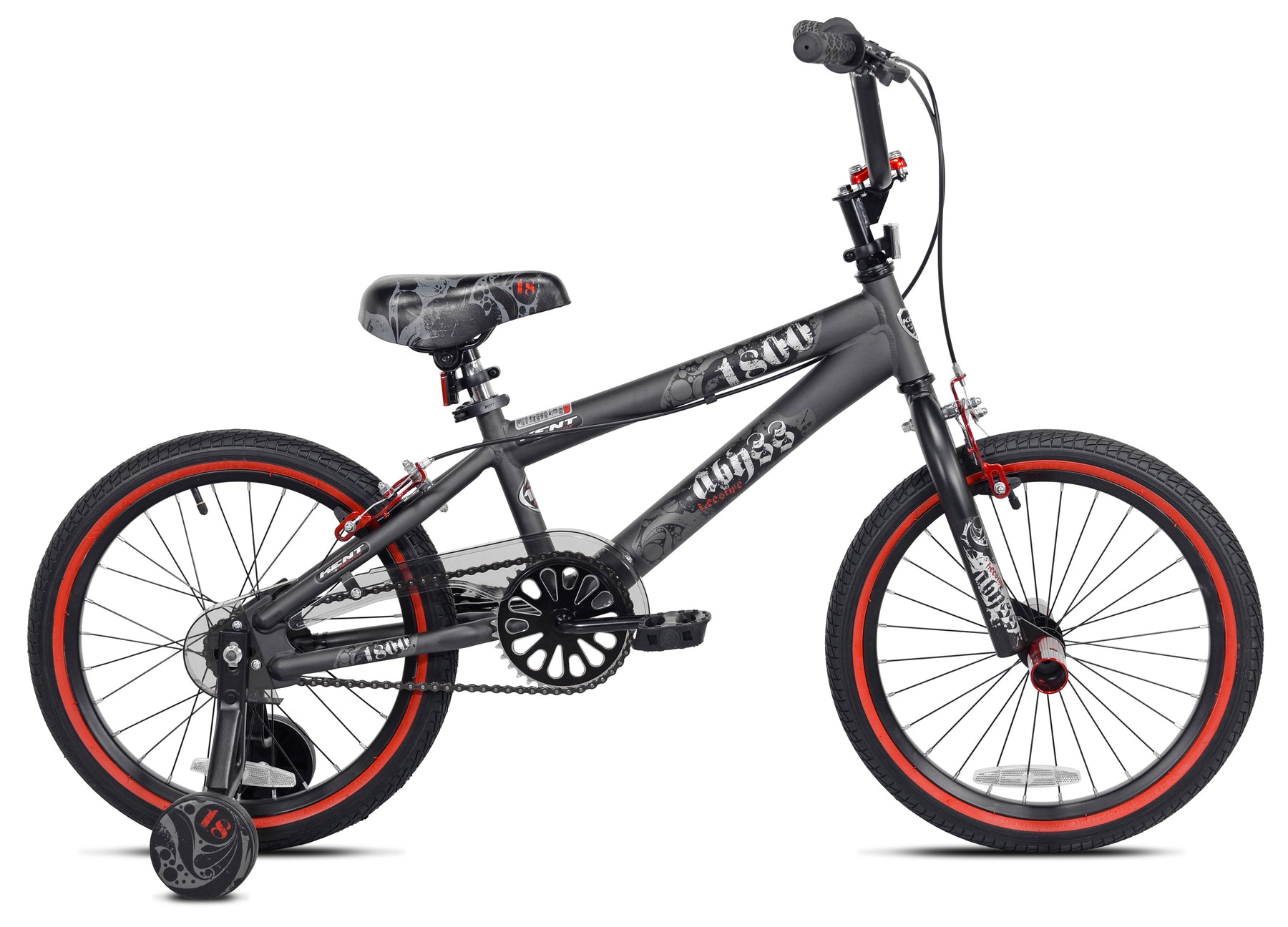 18 In. Abyss Boy'S Freestyle BMX Bike, Charcoal Gray - Product image 5