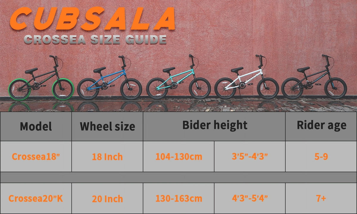 Cubsala 20 in Kids BMX Bike Freestylefor Age 6 - 14 Years Old Boys Girls with 4 Pegs, Black with Red Tires - Product image 34