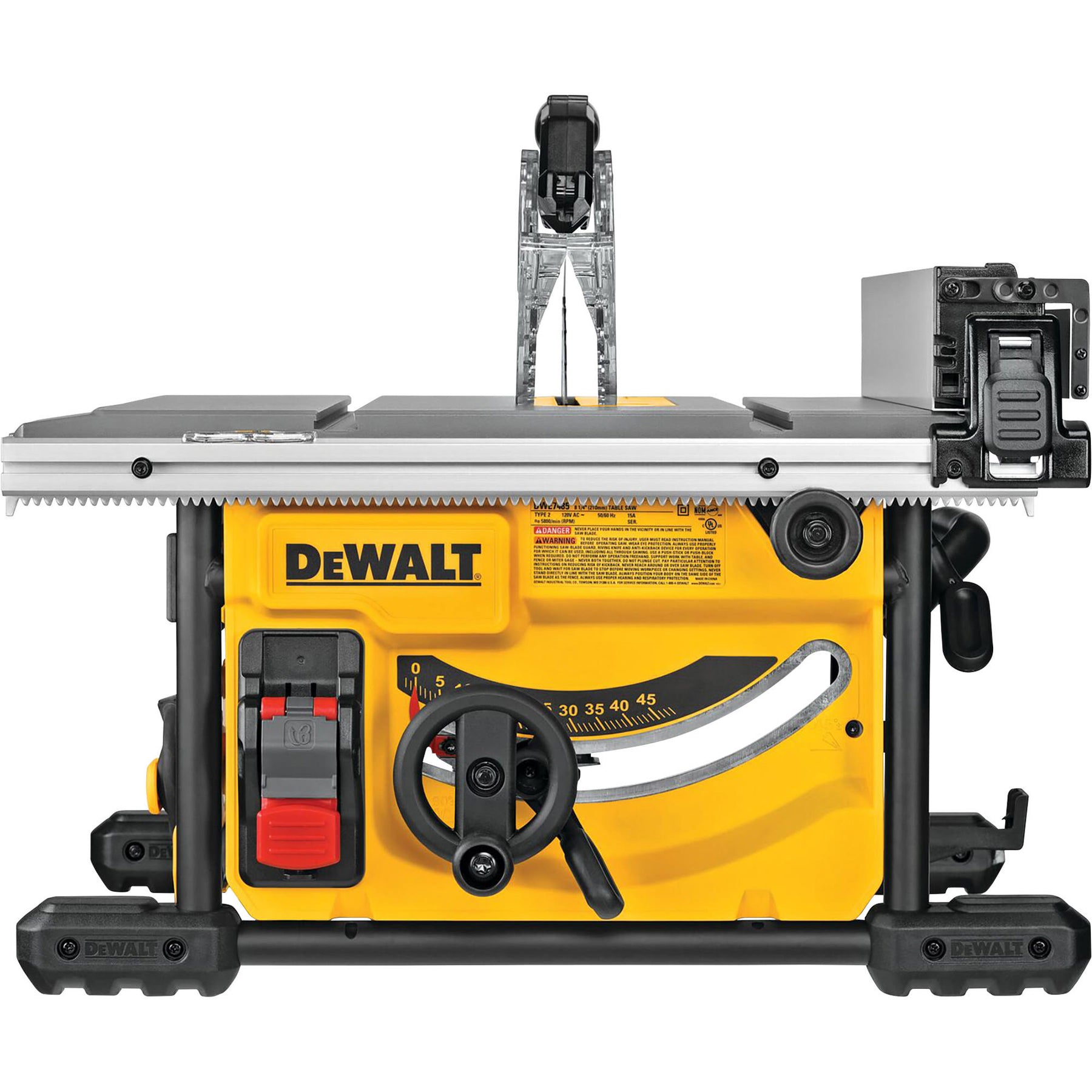 DeWalt DWE7485 8-1/4 in. Compact Jobsite Table Saw-Instock - Product image 1