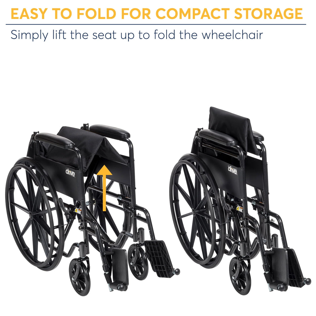 Silver Sport 1 Wheelchair with Full Arms and Swing Away Removable Footrest - Product image 5