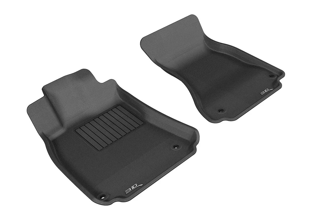 3D MAXpider L1AD02711509 - 2009-2017 Audi A4/S4/RS4/A5/S5 Kagu 1st Row Floormat - Black