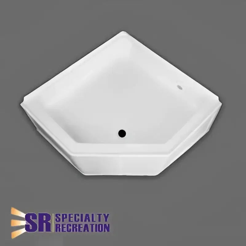 NSB2727WC Specialty Recreation Shower Pan Square With Angled Front